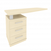 First Тумба приставная с топом левая KTP-2 (L) Клён 1300*500*765 First Тумба приставная с топом левая KTP-2 (L) Клён 1300*500*765