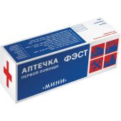 Аптечка первой помощи индивидуальная ФЭСТ, футляр полистирол, № 6, 1077 Аптечка первой помощи индивидуальная ФЭСТ, футляр полистирол, № 6, 1077