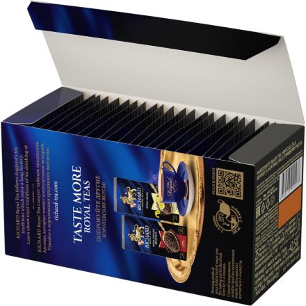 Чай Richard Royal Goji & Wild Strawberry,черный,ароматизированный, 25шт/уп Чай Richard Royal Goji & Wild Strawberry,черный,ароматизированный, 25шт/уп