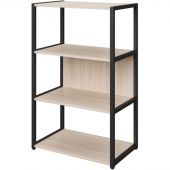 Стеллаж для документов K-Loft  241H020 670х400х1068 дуб сканд/черный