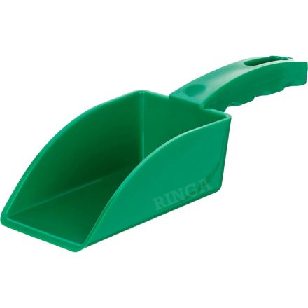 Совок Ringa ручной пластмассовый, бесшовный, 0,2л, 210мм, зел._FSS1G