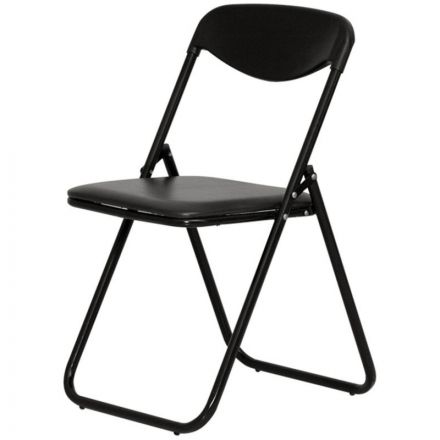 Стул UA_JACK BLACK каркас черный, к/з черный V-4 Стул UA_JACK BLACK каркас черный, к/з черный V-4