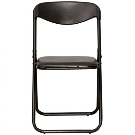 Стул UA_JACK BLACK каркас черный, к/з черный V-4 Стул UA_JACK BLACK каркас черный, к/з черный V-4