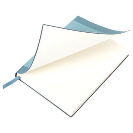 Ежедневник в наборе с ручкой А5, 144x210 мм, BRAUBERG "Style" под кожу, 160 листов, синий, 116862