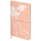 Еженедельник недатированный, 100*170мм, 64л., мягкий переплет, кожзам, Greenwich Line "Floret. Peach fuzz", с резинкой Еженедельник недатированный, 100*170мм, 64л., мягкий переплет, кожзам, Greenwich Line "Floret. Peach fuzz", с резинкой