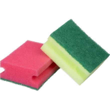 Губки для посуды Luscan Professional 90х70х38 мм 5 шт/уп