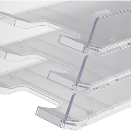 Лоток горизонтальный HAN с инд.окном прозрачный арт.HA1020/23, C4