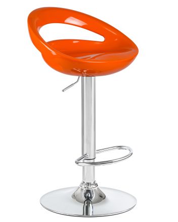 Стул барный DOBRIN DISCO, оранжевый