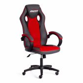 Кресло Tetchair RACER GT new, кож/зам/ткань, металлик/красный, 36/08