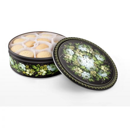 Печенье сдобное со сливочным маслом Русские узоры, 400гр