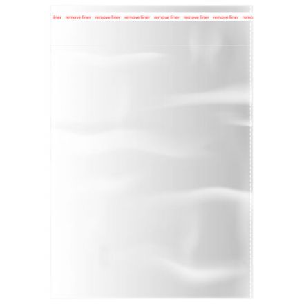 Пакеты БОПП с клеевым клапаном, КОМПЛЕКТ 100 штук, 20х25 + 4 см, 30 мкм, с усиленным швом, BRAUBERG, 700407