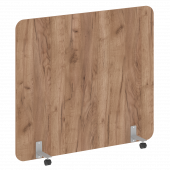 R-line Перегородка на металлических опорах, на роликах DP.R-160-140 Дуб табак/Серый металл 1600*18*1400 R-line Перегородка на металлических опорах, на роликах DP.R-160-140 Дуб табак/Серый металл 1600*18*1400