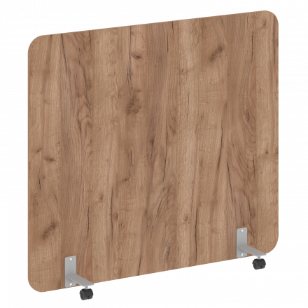 R-line Перегородка на металлических опорах, на роликах DP.R-160-140 Дуб табак/Серый металл 1600*18*1400 R-line Перегородка на металлических опорах, на роликах DP.R-160-140 Дуб табак/Серый металл 1600*18*1400