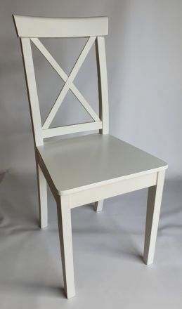 Стул Гольф 14 эмаль белая/жесткое сиденье