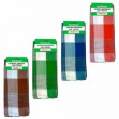 Салфетка вафельная универсальная, ХЛОПОК, 40х64 см, цветная клетка, ассорти, BOOMHOUSE (БУМХАУС), 700883