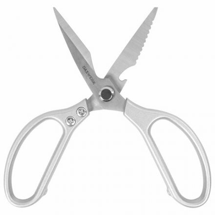 Ножницы кухонные DASWERK (ДАСВЕРК), 210 мм, с открывашкой, зазубренные, металлические ручки, 608901 Ножницы кухонные DASWERK (ДАСВЕРК), 210 мм, с открывашкой, зазубренные, металлические ручки, 608901