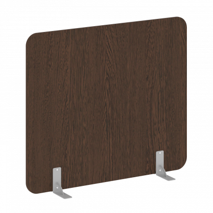 R-line Перегородки на металлических опорах на фетровых подпятниках DP.F-140-120 Венге/Серый металл 1400*18*1200