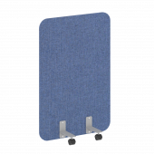 R-line soft Перегородка на металлических опорах, на роликах AP.R-80-120 Romeo 11/Серый металл 800*18*1200