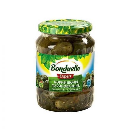 Корнишоны Консервация Огурцы Бондюэль марин.(3-6) с/б, 540г Корнишоны Консервация Огурцы Бондюэль марин.(3-6) с/б, 540г