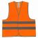 Жилет сигнальный, 2 светоотражающие полосы, ОРАНЖЕВЫЙ, XXL (56-58), ГРАНДМАСТЕР, 610887