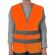 Жилет сигнальный, 2 светоотражающие полосы, ОРАНЖЕВЫЙ, XXL (56-58), ГРАНДМАСТЕР, 610887