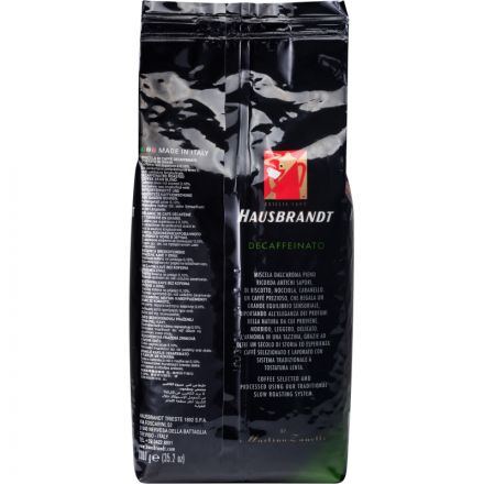 Кофе Hausbrandt в зернах Decaffeinated без кофеина, 1кг