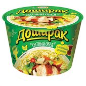 Лапша ДОШИРАК "Сытный обед" с куриным соусом 110 г, 13901