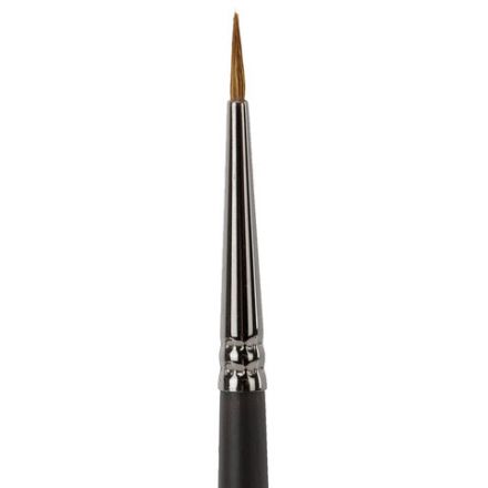 Кисть художественная проф. BRAUBERG ART CLASSIC, колонок, круглая, № 0, длинная ручка, 200921