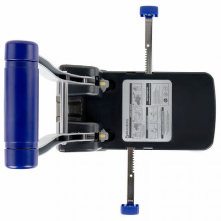 Дырокол металлический МОЩНЫЙ BRAUBERG "EXTRA Heavy duty", до 110 листов, черно-синий, 272721