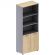 Шкаф SH_Unica   полузакрытый F6H-01 (351867) бук/серый