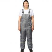 Полукомбинезон рабочий зимний женский з46-ПК серый (р.64-66) 158-164