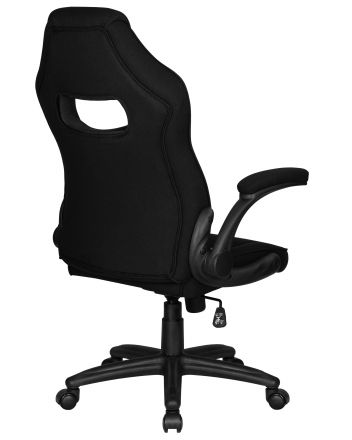 Кресло игровое DOBRIN RICK, черная ткань