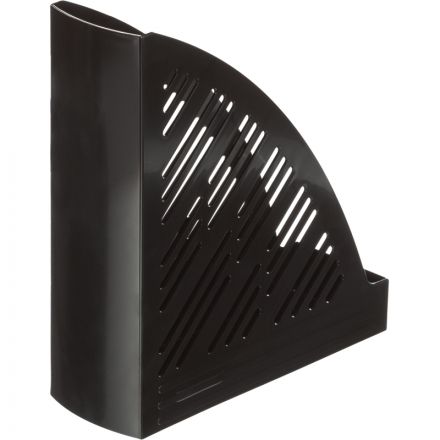 Вертикальный накопитель Attache пластиковый черный ширина 85 мм (2 штуки в упаковке)