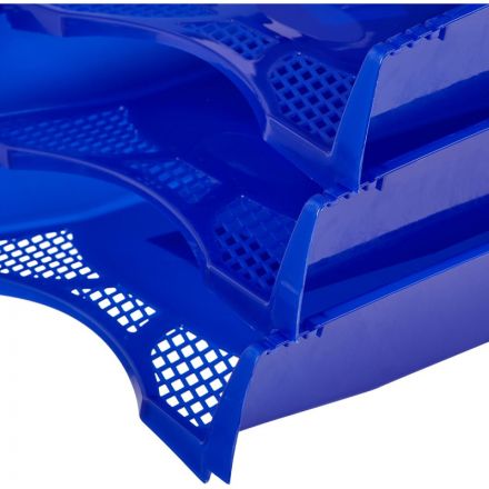 Лоток горизонтальный Attache Economy Офис Класс синий