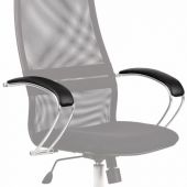 Накладки мягкие на подлокотники кресел BRABIX/Метта серии EX-800, BK, BP, BC, LK, КОМПЛЕКТ 2 шт., экокожа, черные