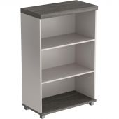 Стеллаж Д_EASY Director низ. ДСП мел. Асканит/желез.камень 005.709