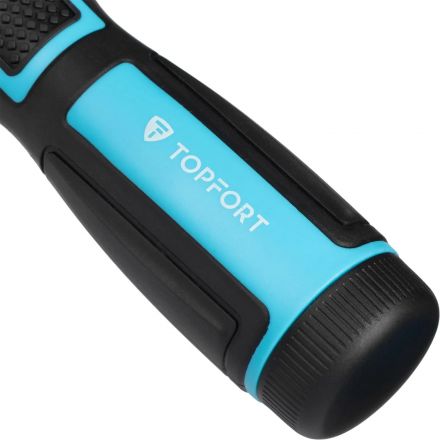 Отвертка Topfort со встроенной трещоткой 5Х и битами 13 предм (569G212)