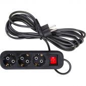 Удлинитель Атлант ПВС 3500Вт  3р/3м с выключателем(80018)