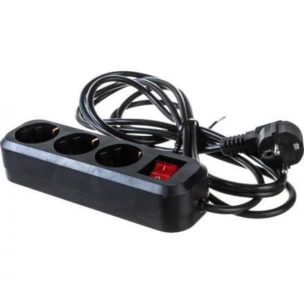 Удлинитель Атлант ПВС 3500Вт  3р/3м с выключателем(80018)