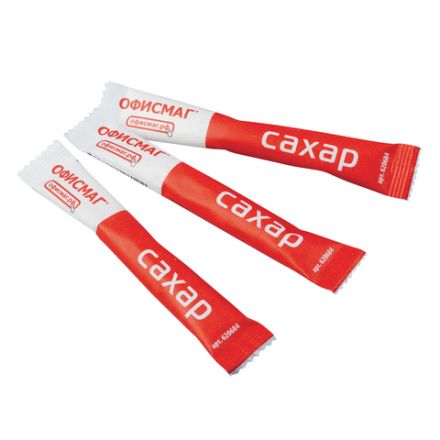 Сахар порционный ОФИСМАГ в стиках по 5 г, 200 штук, 620684 Сахар порционный ОФИСМАГ в стиках по 5 г, 200 штук, 620684