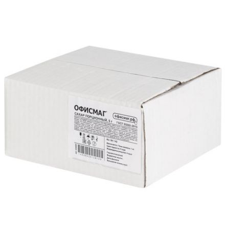 Сахар порционный ОФИСМАГ в стиках по 5 г, 200 штук, 620684 Сахар порционный ОФИСМАГ в стиках по 5 г, 200 штук, 620684