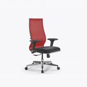 Кресло SynchroSit 10 B2-163D - T+Extra /Km00/Wm12/D02P(M20.B22.G18.W02) Красный-Черный