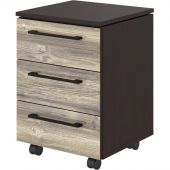 Тумба SL_Morris мобильная ц/з  MMC-3D Дуб Базель/Венге Магия