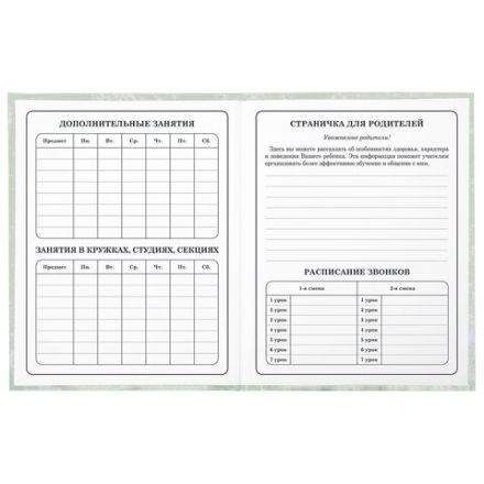 Дневник 1-4 класс 48 л., твердый, ЮНЛАНДИЯ, глянцевая ламинация, с подсказом, "Котик", 106825