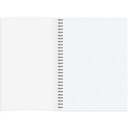 Бизнес-тетрадь Flakes yellow обложка УФ лак, спираль, А4, 48л, клетка