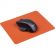 Коврик для мыши HMP0004 иск.кожа/22х18х0,12/оранжевый