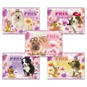 Альбом для рисования, А4, 24 листа, скоба, обложка картон, HATBER, 205х290 мм, "Любимцы", 004051, 24А4В