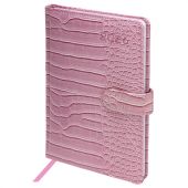 Еженедельник датированный 2026 А5 145х215 мм, BRAUBERG "Party", под кожу, коралловый, 117178