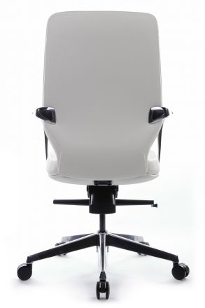 Кресло Alonzo-M В1711 Белый (6207) натуральная кожа 68*68*102-108