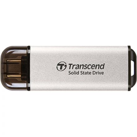 Портативный SSD Transcend ESD300 (TS512GESD300S) 512GB/USB 3.2/серебр Портативный SSD Transcend ESD300 (TS512GESD300S) 512GB/USB 3.2/серебр